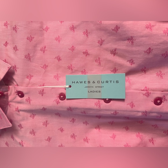 Hawes and Curtis cotton fitted shirt UK size 16 - Picture 3 of 6